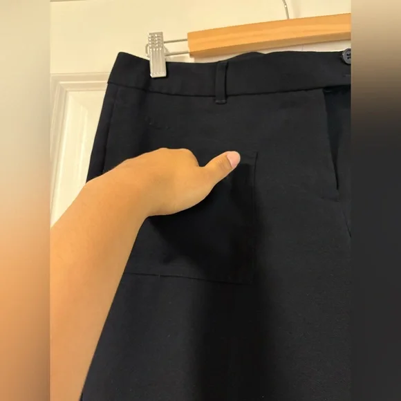 SOLD Suzy Shier Elegant Black Women's Pants Wide Leg in size 7/8 - Picture 3 of 6